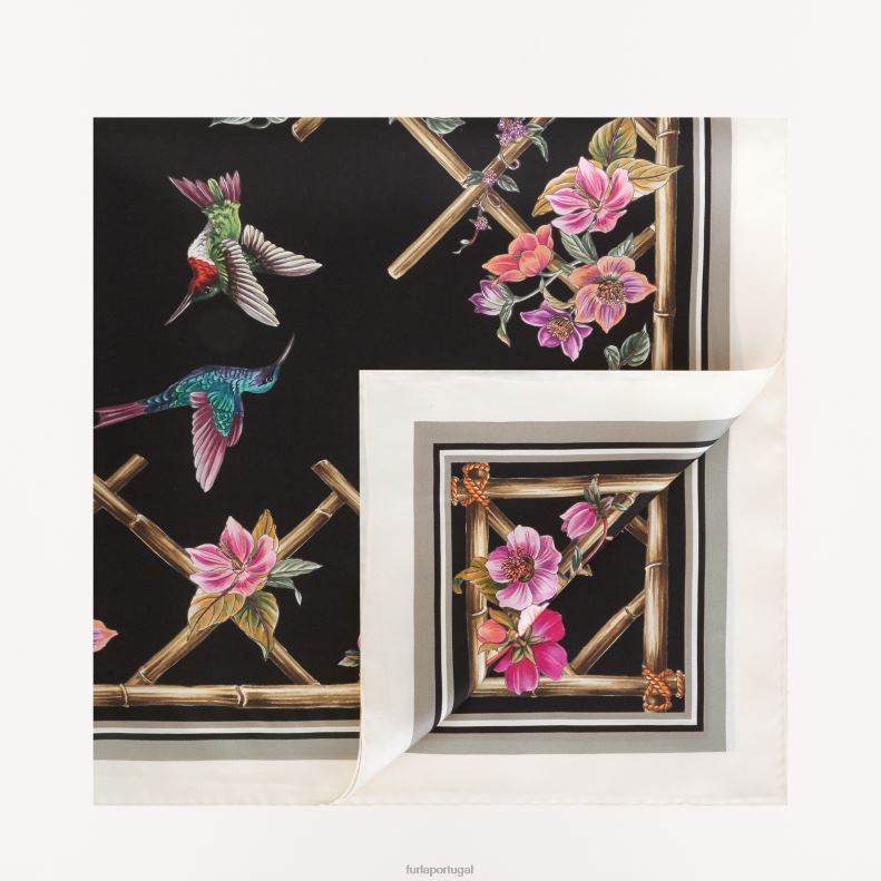 Nero acessórios JP6JF261 tortona carré mulheres Furla