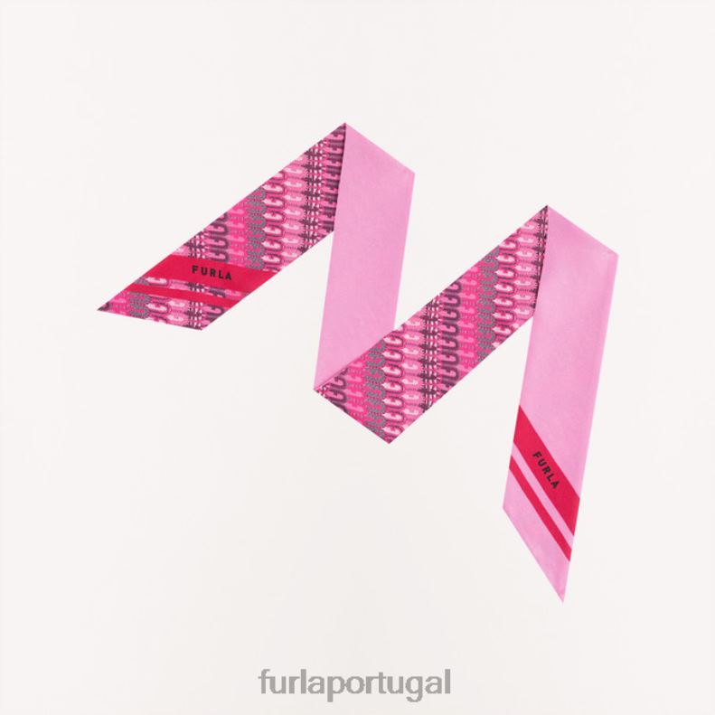 rosa pop acessórios JP6JF258 metropolis mini bandeau 6x100 mulheres Furla