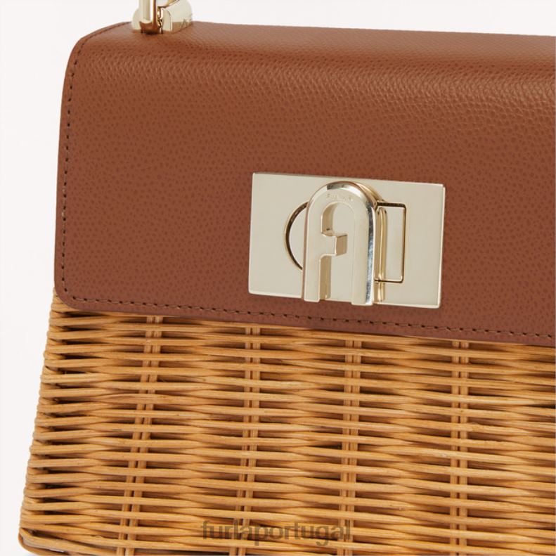 conhaque h acessórios JP6JF102 Mini alça superior 1927 mulheres Furla