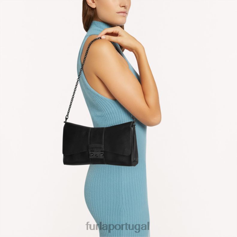 Nero acessórios JP6JF156 bolsa tiracolo metropolis remix mulheres Furla