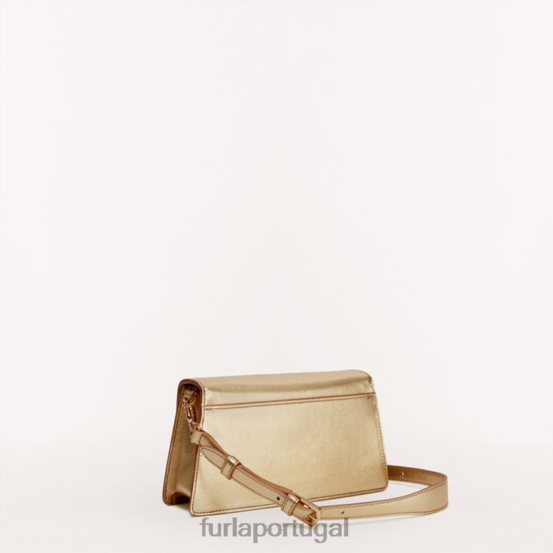 cor ouro acessórios JP6JF80 bolsa tiracolo zoe mini mulheres Furla