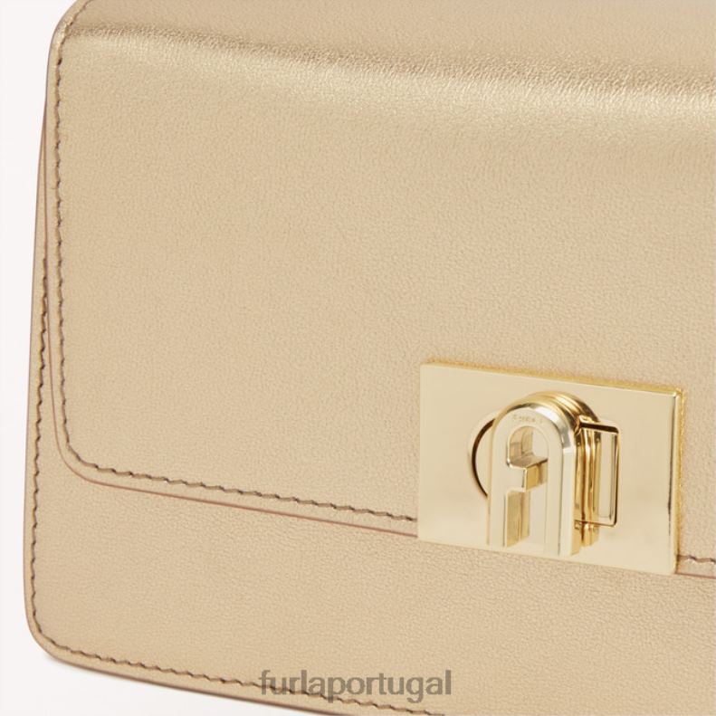 cor ouro acessórios JP6JF80 bolsa tiracolo zoe mini mulheres Furla