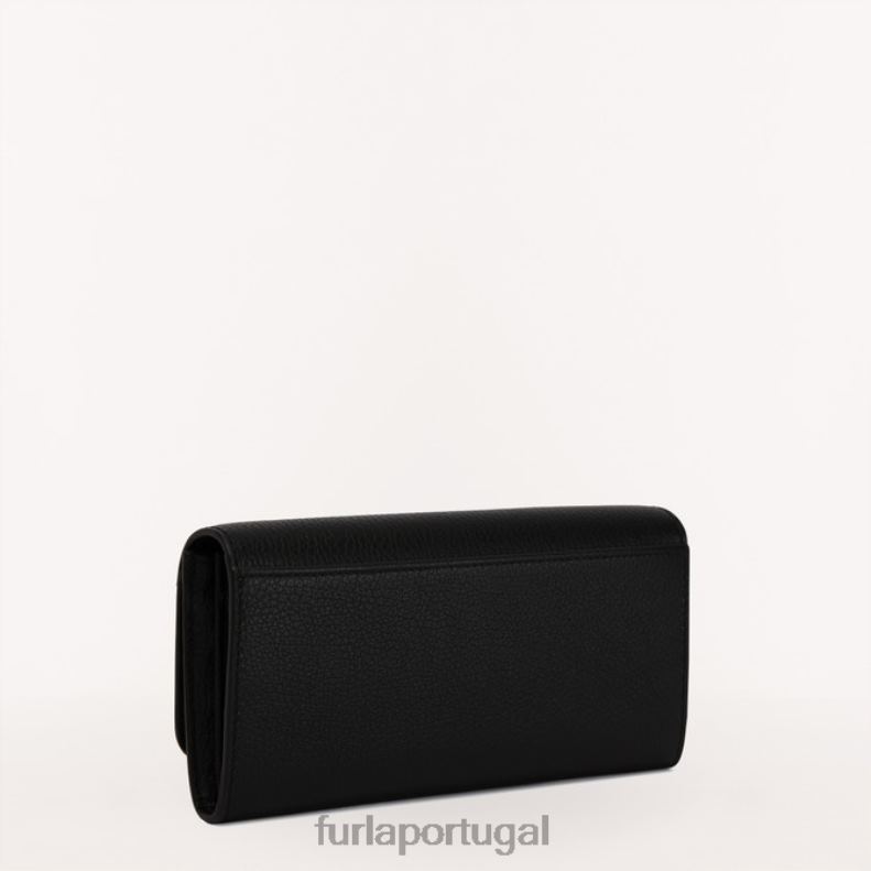 Nero acessórios JP6JF189 carteira continental camélia xl mulheres Furla