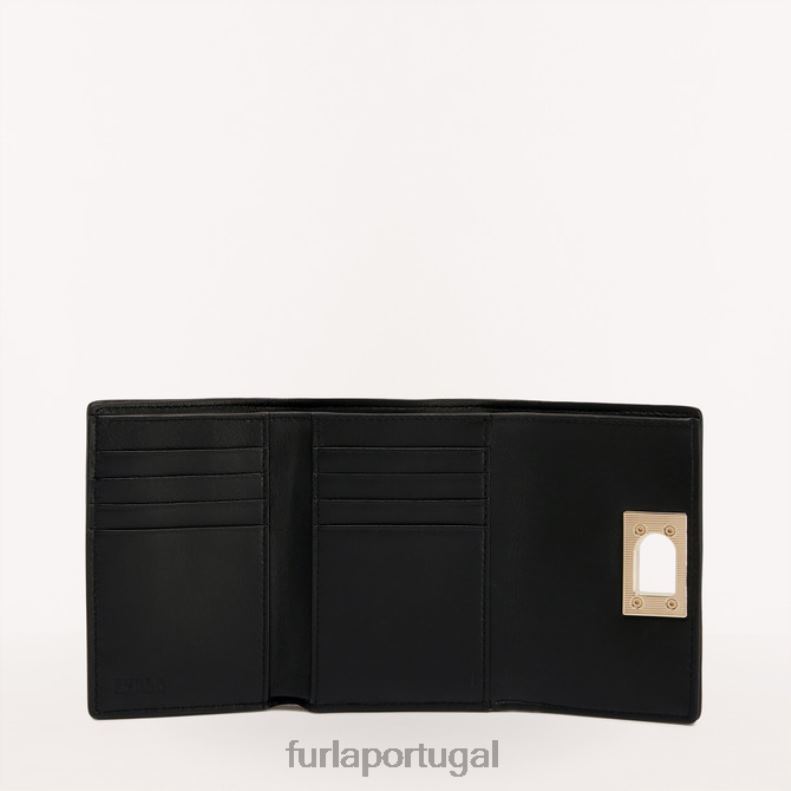 Nero acessórios JP6JF195 Carteira compacta 1927 m mulheres Furla