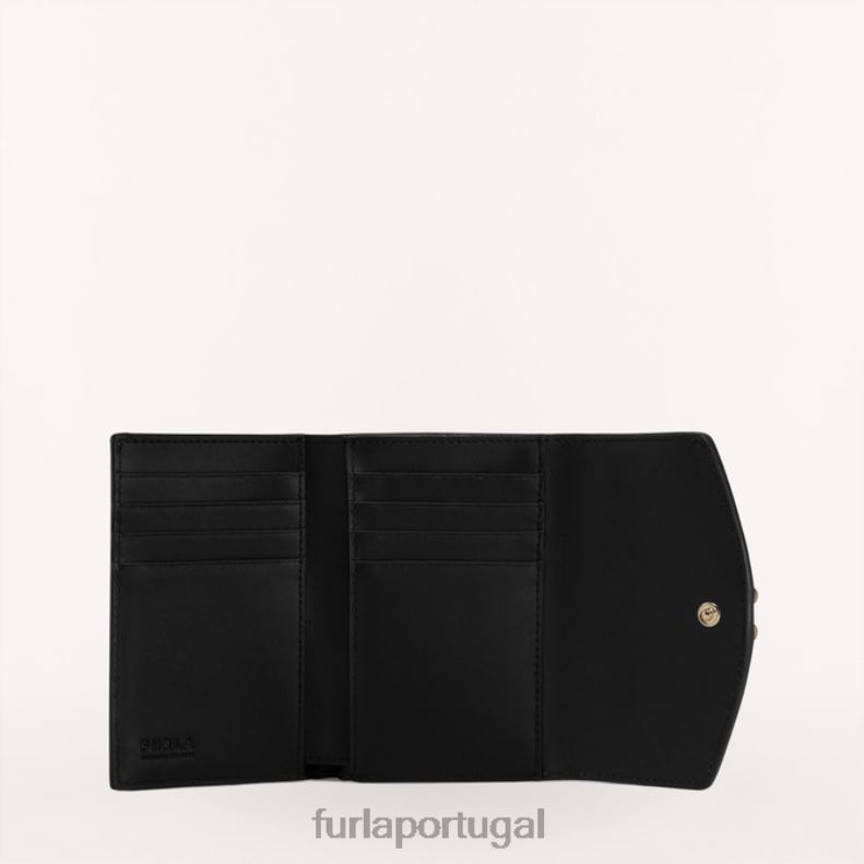 Nero acessórios JP6JF201 carteira compacta primula m mulheres Furla