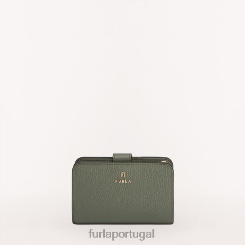 cacto acessórios JP6JF187 carteira compacta camélia m mulheres Furla