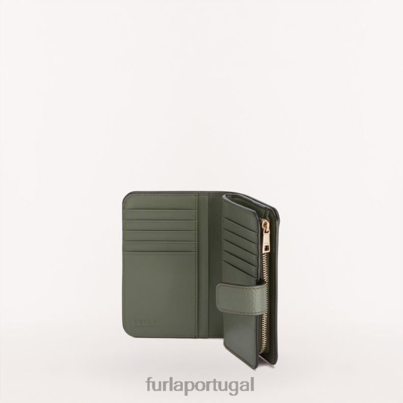 cacto acessórios JP6JF187 carteira compacta camélia m mulheres Furla