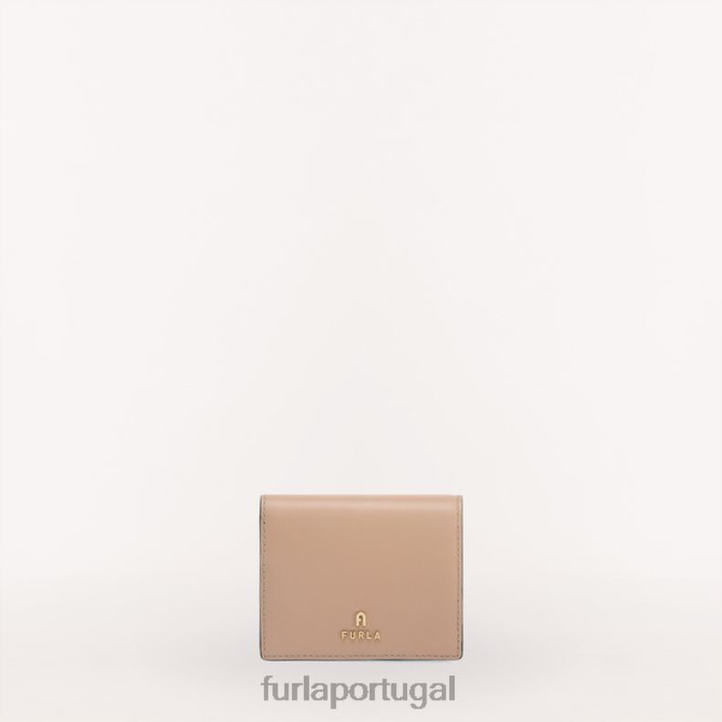 camafeu/marshmallow int. acessórios JP6JF172 carteira compacta luna mulheres Furla