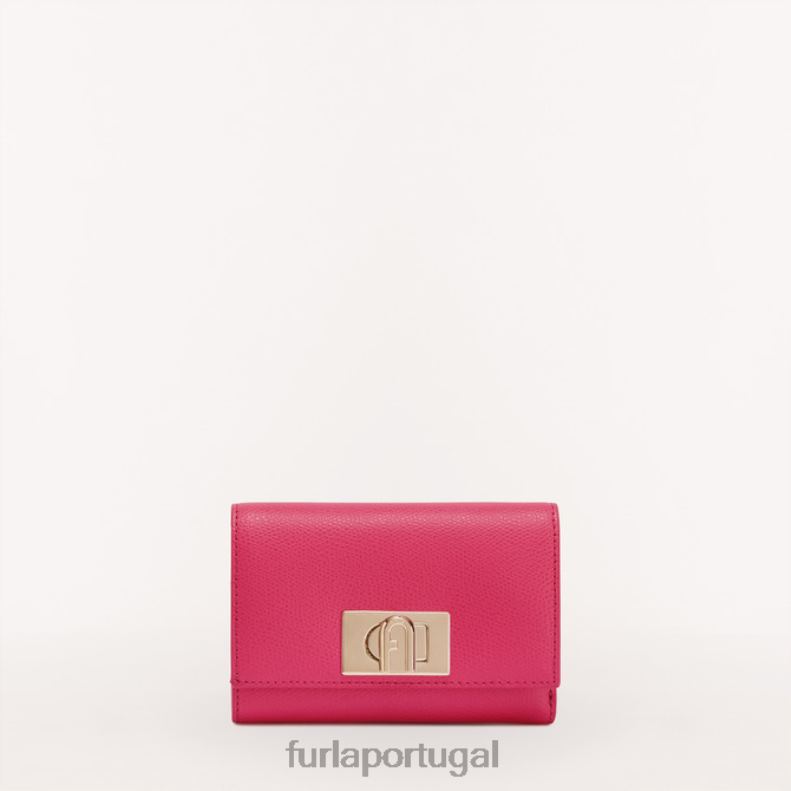 rosa pop acessórios JP6JF196 Carteira compacta 1927 m mulheres Furla