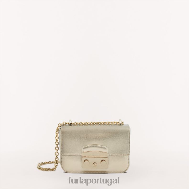 cor ouro bronze acessórios JP6JF76 metrópole mini crossbody mulheres Furla