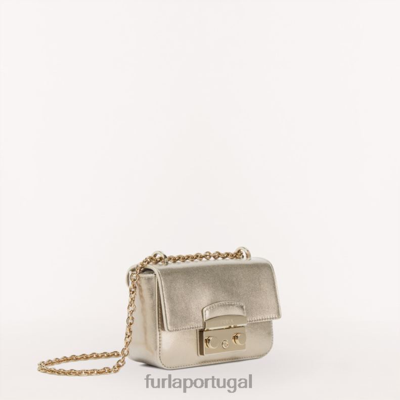 cor ouro bronze acessórios JP6JF76 metrópole mini crossbody mulheres Furla