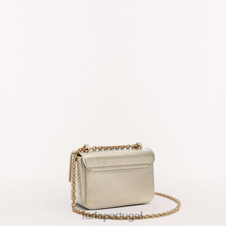 cor ouro bronze acessórios JP6JF76 metrópole mini crossbody mulheres Furla