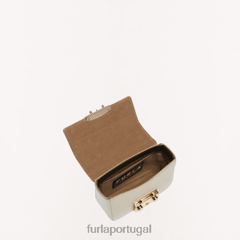 cor ouro bronze acessórios JP6JF76 metrópole mini crossbody mulheres Furla