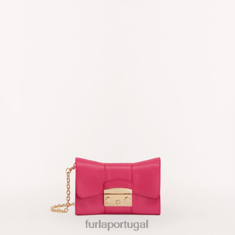 rosa pop acessórios JP6JF69 metropolis remix mini crossbody mulheres Furla