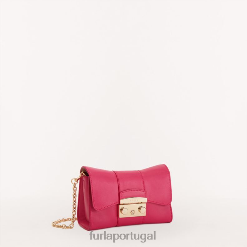 rosa pop acessórios JP6JF69 metropolis remix mini crossbody mulheres Furla