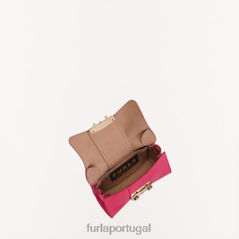 rosa pop acessórios JP6JF69 metropolis remix mini crossbody mulheres Furla