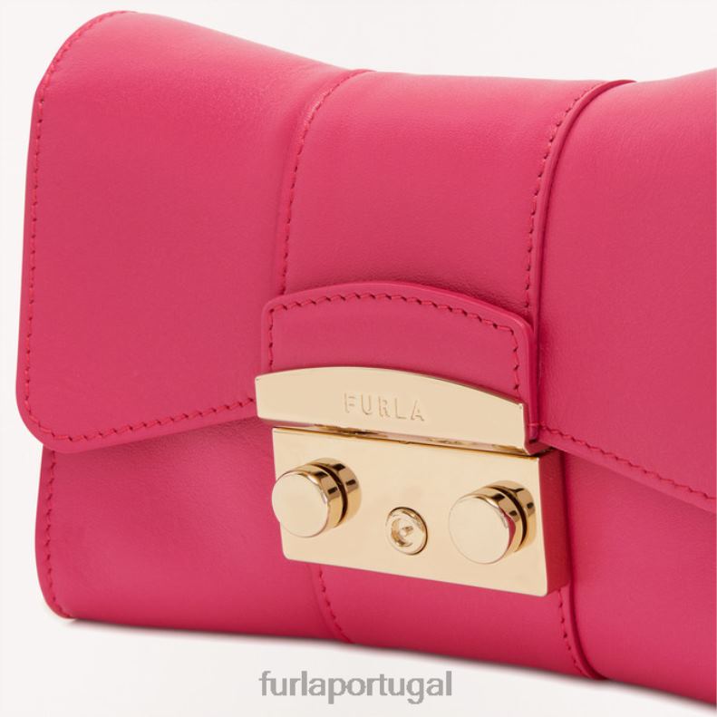 rosa pop acessórios JP6JF69 metropolis remix mini crossbody mulheres Furla
