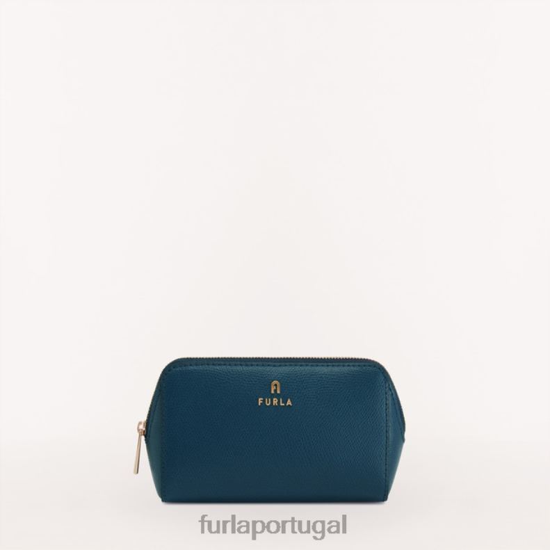 gaio azul acessórios JP6JF225 estojo cosmético camelia m mulheres Furla