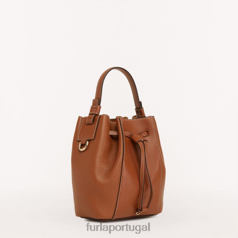 conhaque h acessórios JP6JF119 bolsa bucket miastella mini mulheres Furla