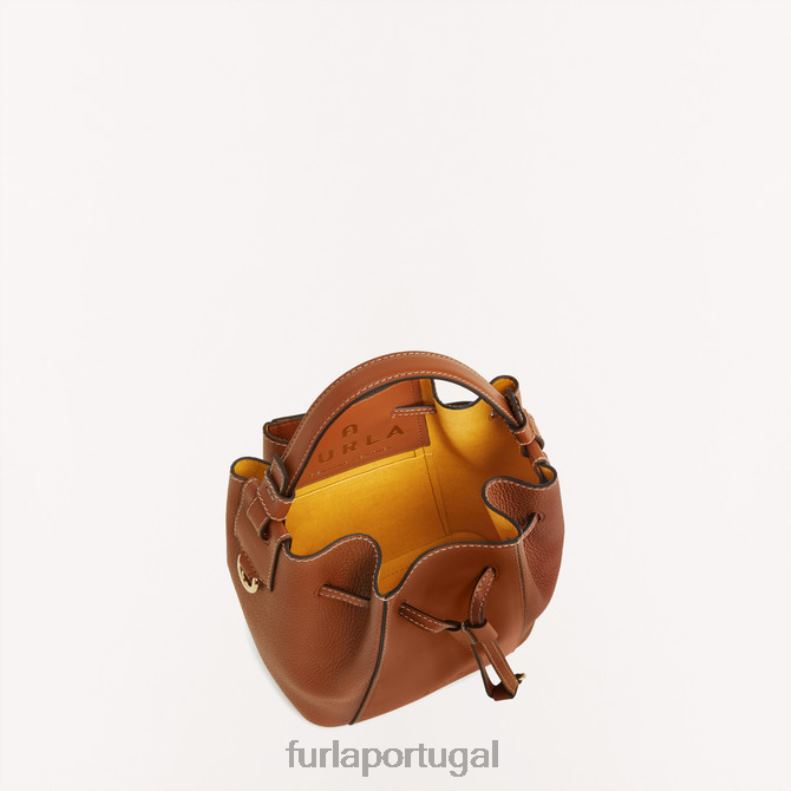 conhaque h acessórios JP6JF119 bolsa bucket miastella mini mulheres Furla