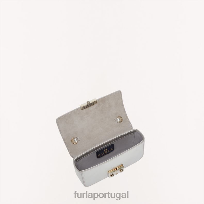 cor prata acessórios JP6JF72 mini bolsa metrópole m mulheres Furla
