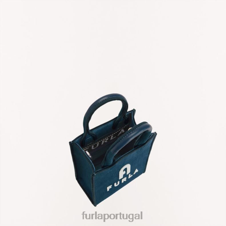 gaio azul/marshmallow acessórios JP6JF16 bolsa de oportunidade mini mulheres Furla