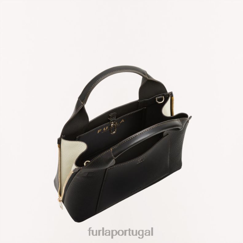 nero/marmo c acessórios JP6JF56 bolsa gilda m mulheres Furla