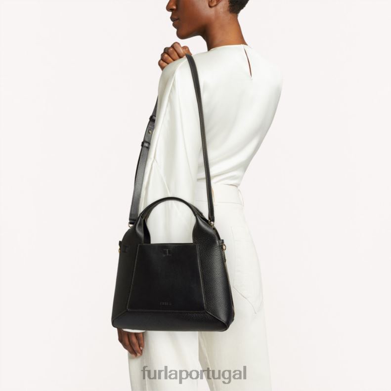 nero/marmo c acessórios JP6JF56 bolsa gilda m mulheres Furla