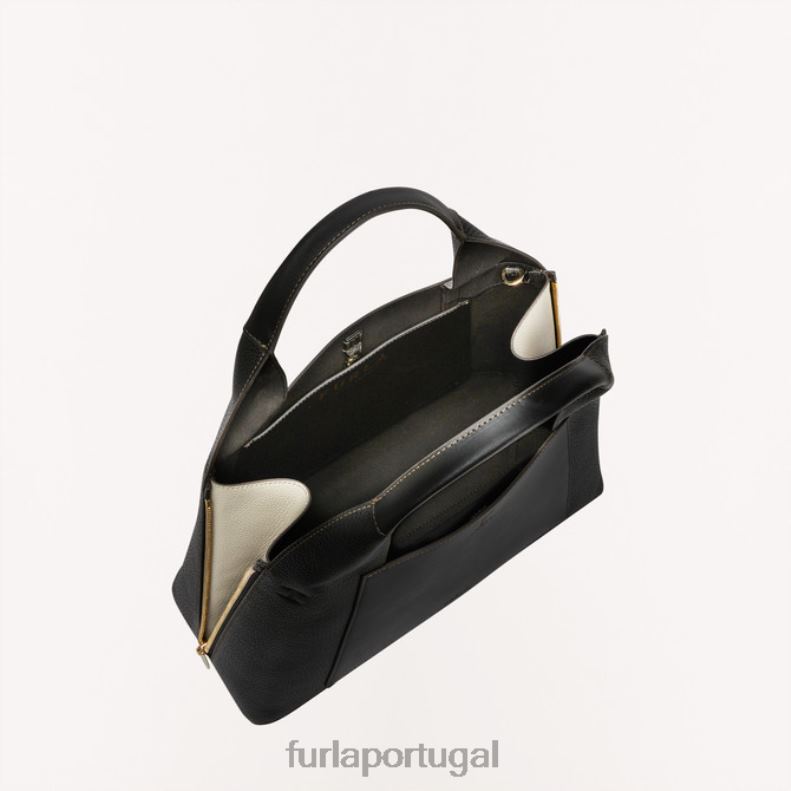 nero/marmo c acessórios JP6JF60 bolsa gilda l mulheres Furla