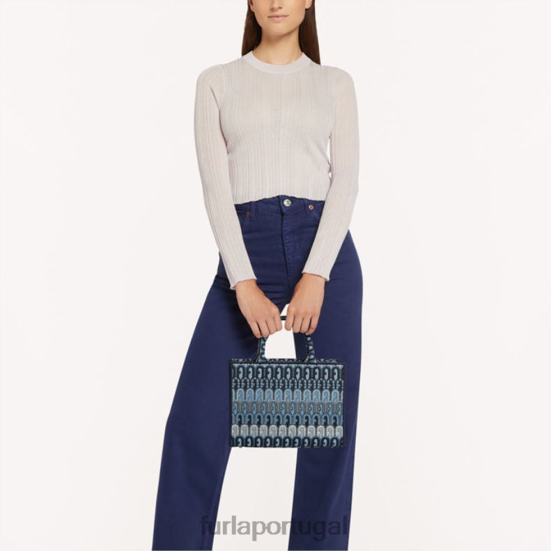 toni azul jeans acessórios JP6JF43 bolsa de oportunidade f mulheres Furla