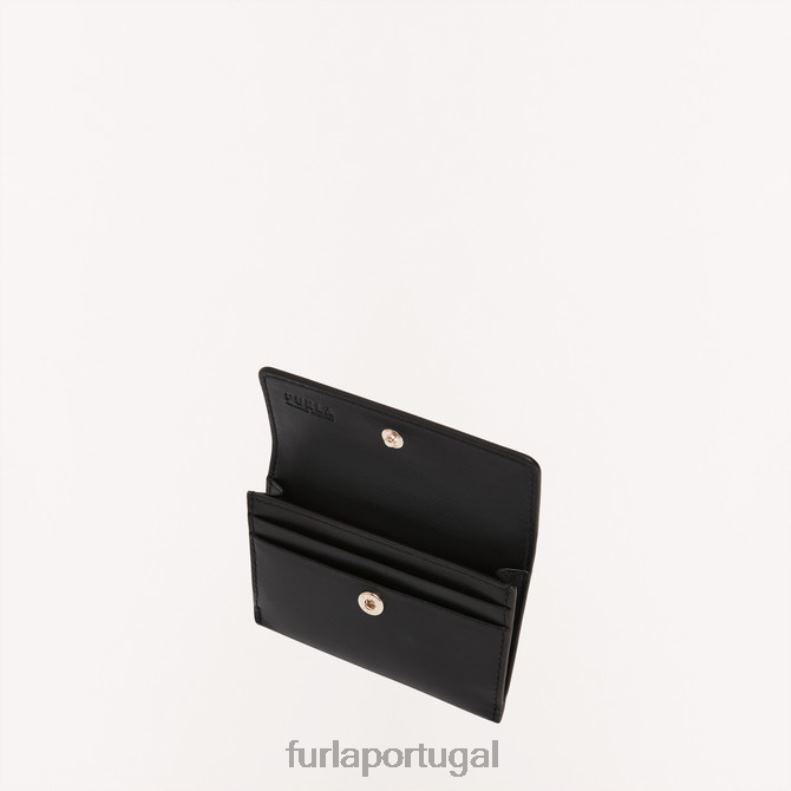 Nero acessórios JP6JF214 porta-cartões camelia m mulheres Furla