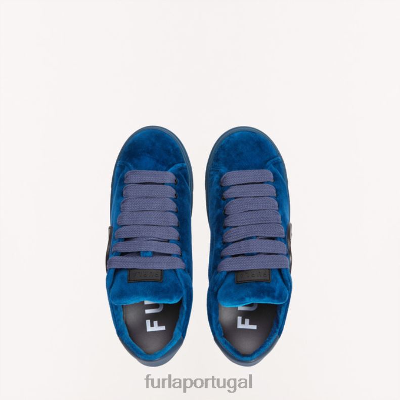 gaio azul/nero calçados JP6JF270 tênis de alegria mulheres Furla