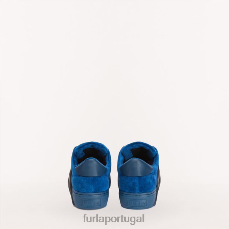 gaio azul/nero calçados JP6JF270 tênis de alegria mulheres Furla