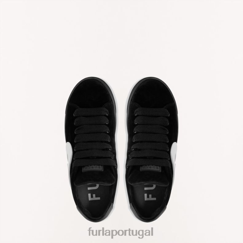 preto/talco h calçados JP6JF266 tênis de alegria mulheres Furla