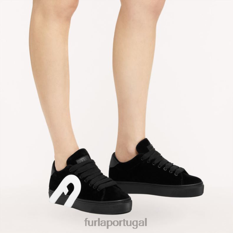 preto/talco h calçados JP6JF266 tênis de alegria mulheres Furla