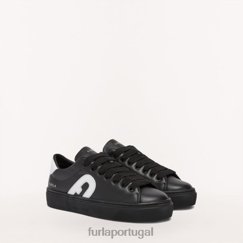 preto/talco h calçados JP6JF267 tênis de alegria mulheres Furla