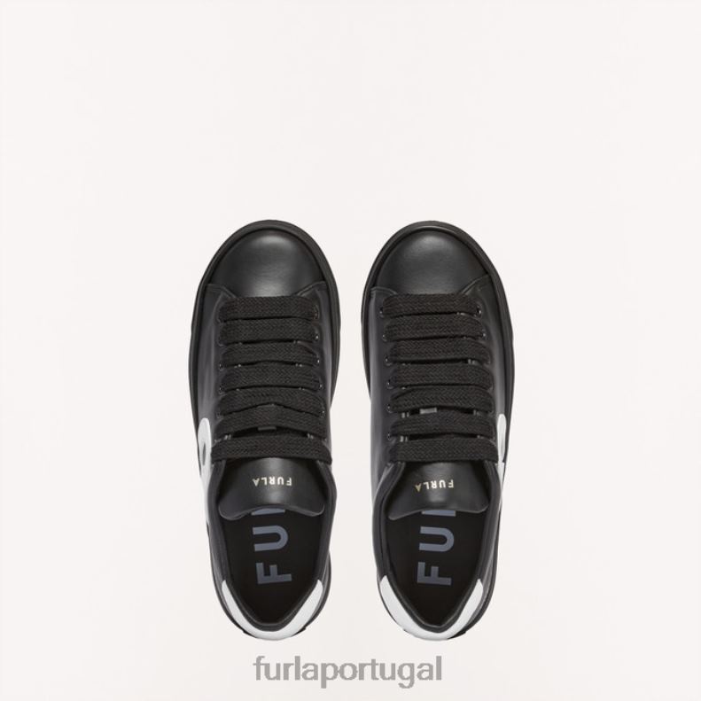 preto/talco h calçados JP6JF267 tênis de alegria mulheres Furla