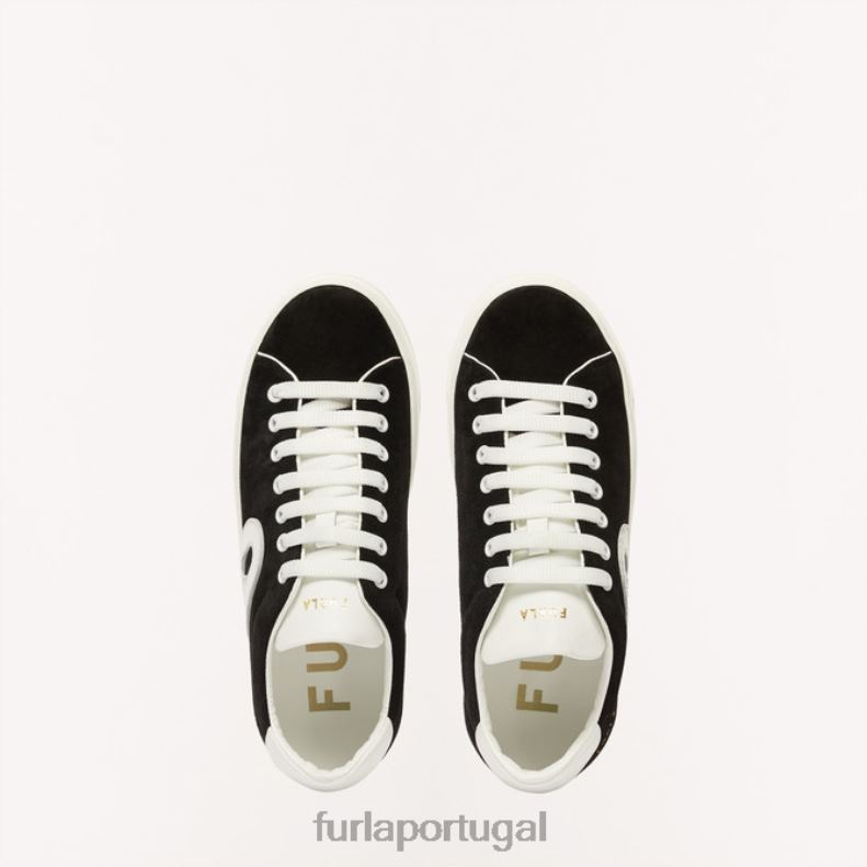 preto/talco h calçados JP6JF271 tênis de alegria mulheres Furla