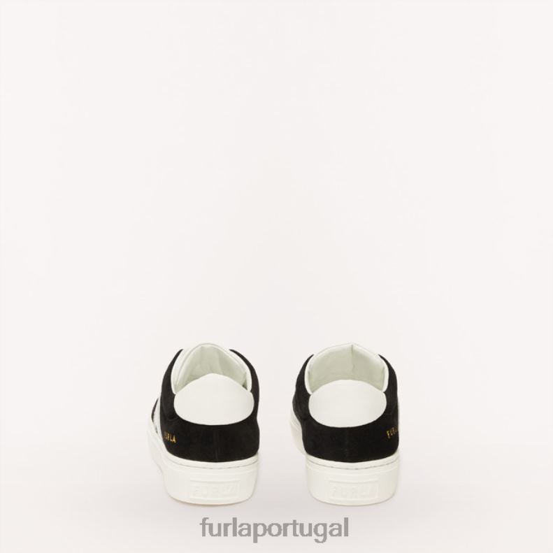 preto/talco h calçados JP6JF271 tênis de alegria mulheres Furla