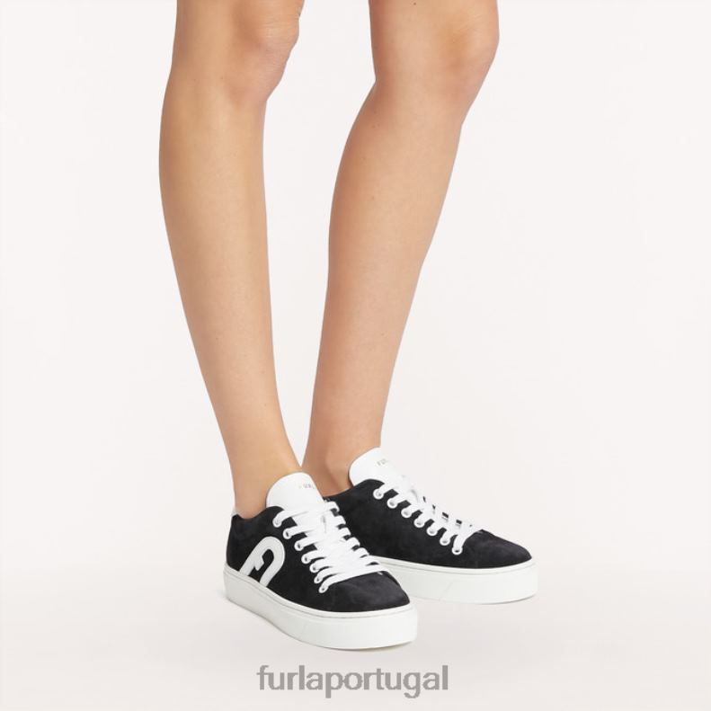 preto/talco h calçados JP6JF271 tênis de alegria mulheres Furla